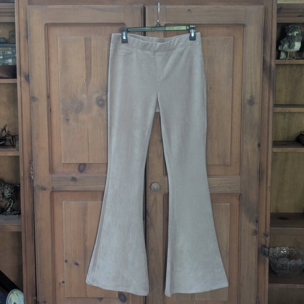 Blank NYC Super Soft Faux Suede Pull On Leggings Flare Pants Size 8